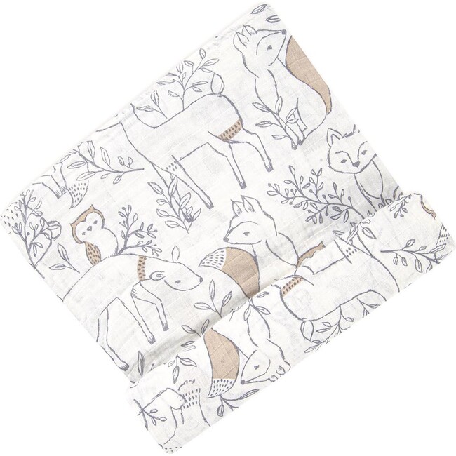 Single Swaddle Wrap (Woodland), Ezra - Swaddles - 3