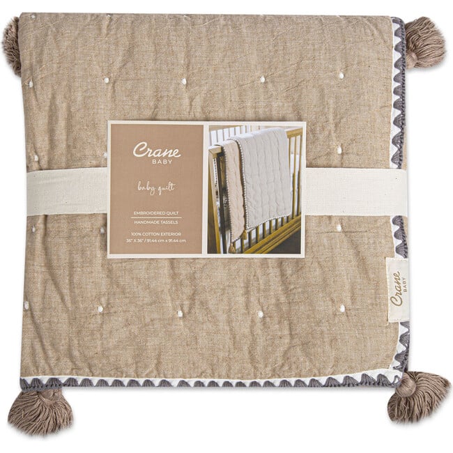 Copper Quilted Blanket, Ezra - Quilts - 4