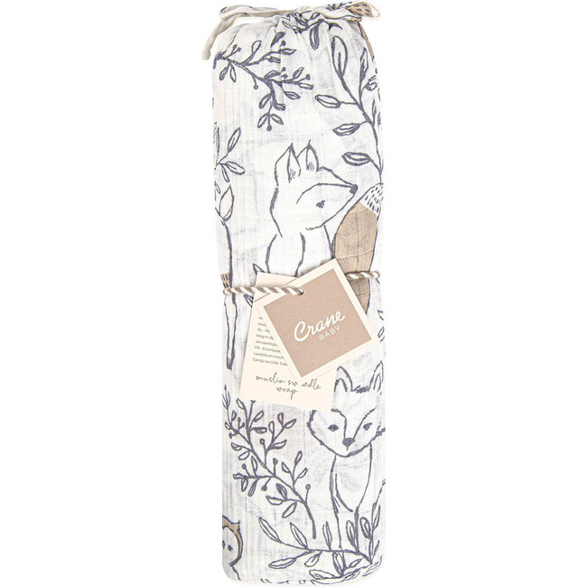 Single Swaddle Wrap (Woodland), Ezra - Swaddles - 4