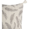 Jacquard Pillow Grey Feather, Ezra - Decorative Pillows - 2