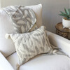 Jacquard Pillow Grey Feather, Ezra - Decorative Pillows - 3