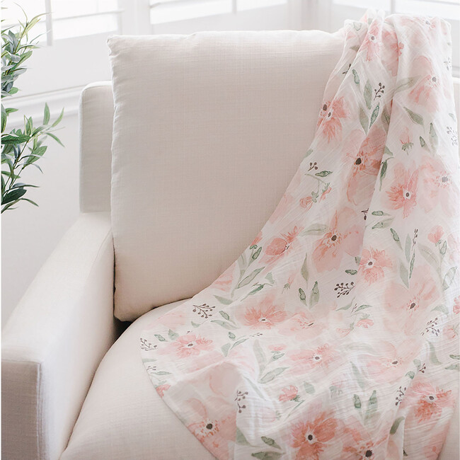 Single Swaddle Wrap (Floral), Parker - Swaddles - 4
