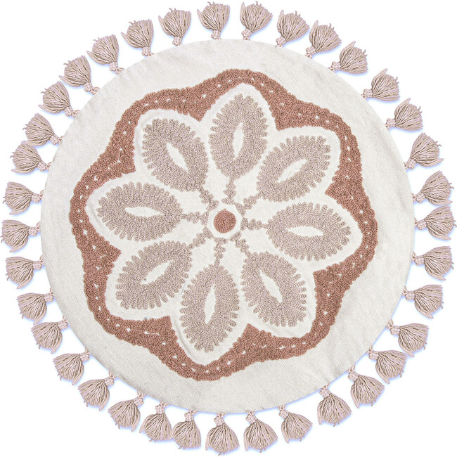 Mandala Round Pillow, Parker - Decorative Pillows - 1