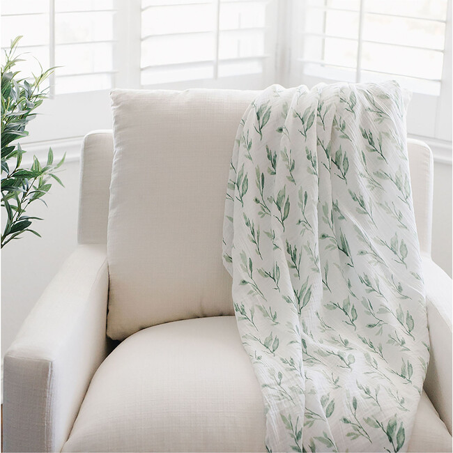Single Swaddle Wrap (Leaf), Parker - Swaddles - 6