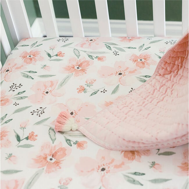 Crib Sheet (Floral), Parker - Crib Sheets - 4