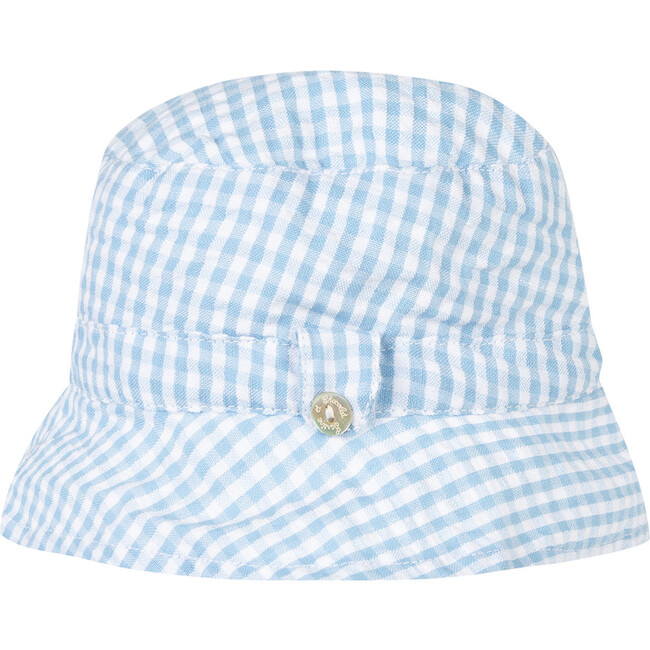 Gingham Bucket Hat, Blue