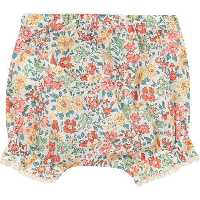 Ditsy Floral Bloomers, Orange - Bloomers - 2