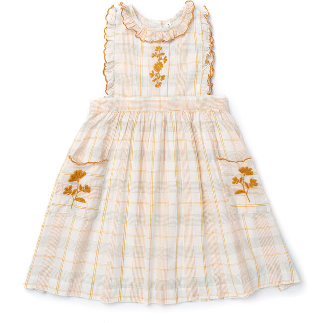 Clover Dress, Multicolor Plaid - Dresses - 1
