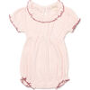 Baby Knit Onesie, Lotus Pink - Onesies - 1 - thumbnail