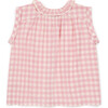 Nectari Gingham Blouse, Pink - Blouses - 2 - thumbnail