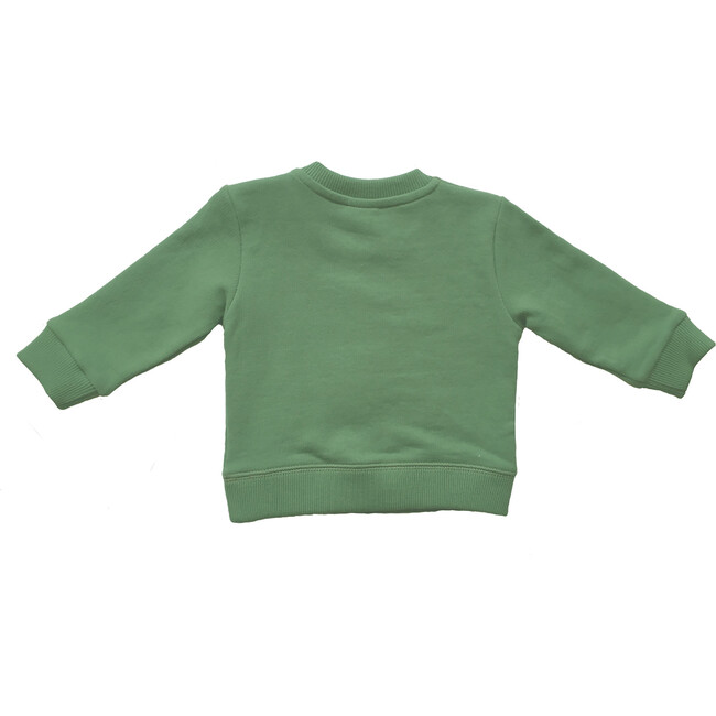 Bonton Logo Sweatshirt, Green - Sweatshirts - 3