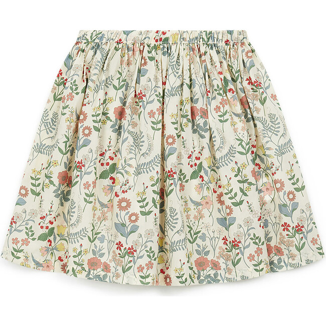Garden Flowers Skirt,  Green