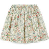 Garden Flowers Skirt,  Green - Skirts - 1 - thumbnail