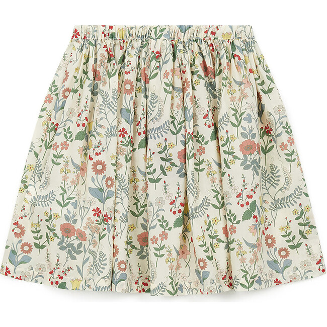 Garden Flowers Skirt,  Green