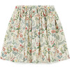 Garden Flowers Skirt,  Green - Skirts - 2