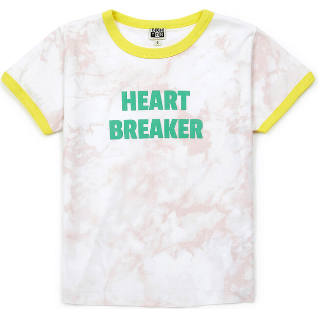 Heart Breaker Tie Dye T-shirt,  Pink