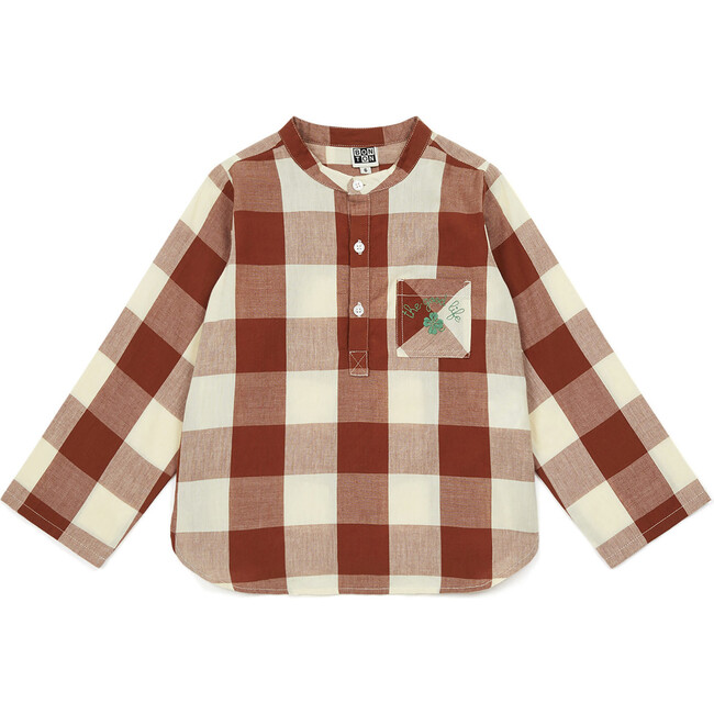 Gingham "Good Life" Tunic, Red