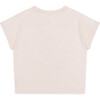 "Bonne Vacances" Lips T-shirt,  Pink - T-Shirts - 2