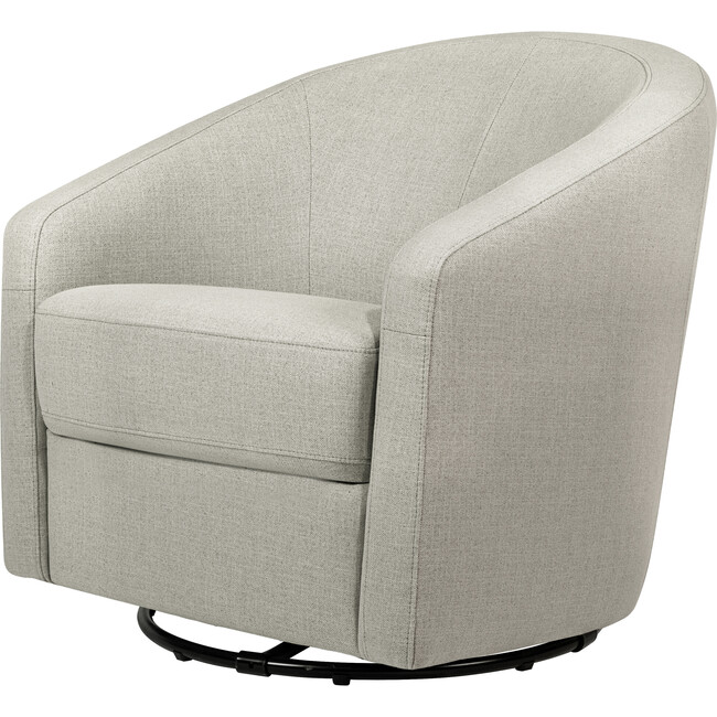 Madison Swivel Glider, Water Repellent & Stain Resistant,  Eco-Performance Grey Eco-Twill - Nursery Chairs - 1 - zoom
