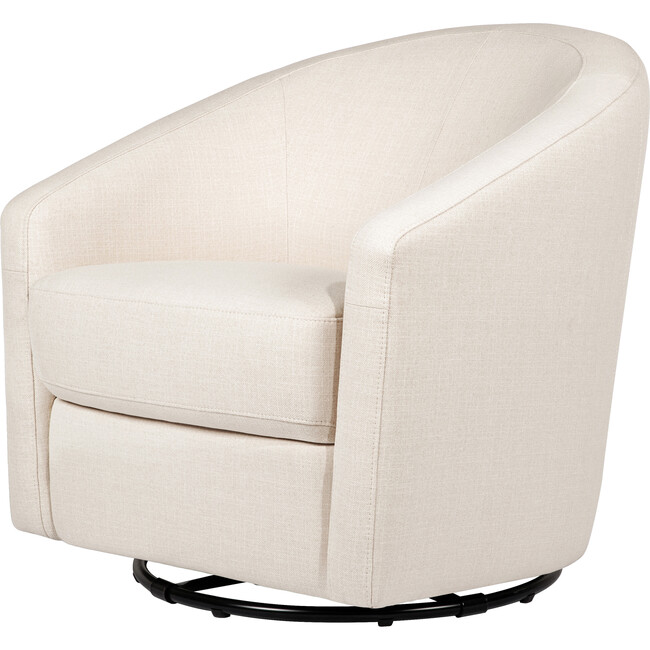 Madison Swivel Glider, Eco-Performance Fabric, Natural Eco-Twill - Nursery Chairs - 1