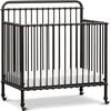 Winston 4-in-1 Convertible Mini Crib, Vintage Iron - Cribs - 1 - thumbnail