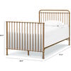 Twin Size Conversion Kit for Winston Mini Crib, Vintage Gold - Beds - 2