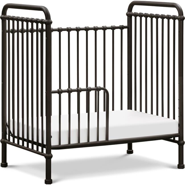 Abigail 3-in-1 Convertible Mini Crib, Vintage Iron - Cribs - 4