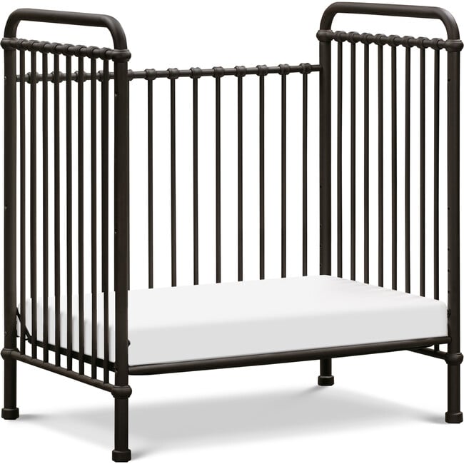 Abigail 3-in-1 Convertible Mini Crib, Vintage Iron - Cribs - 5