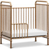 Abigail 3-in-1 Convertible Mini Crib, Vintage Gold - Cribs - 4 - thumbnail