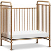 Abigail 3-in-1 Convertible Mini Crib, Vintage Gold - Cribs - 5 - thumbnail