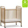 Abigail 3-in-1 Convertible Mini Crib, Vintage Gold - Cribs - 6 - thumbnail