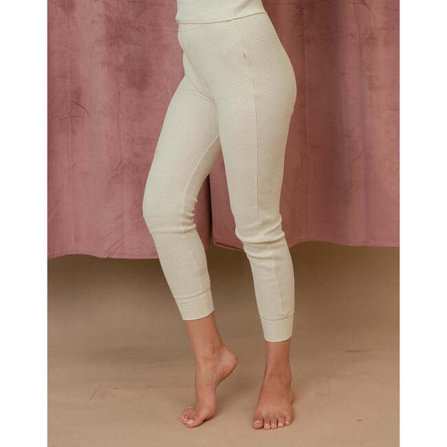 Noble Adult Organic Waffle Bottom, Oat Milk - Pajamas - 4
