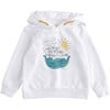 The Beach is Calling Hoodie, White - Sweatshirts - 1 - thumbnail