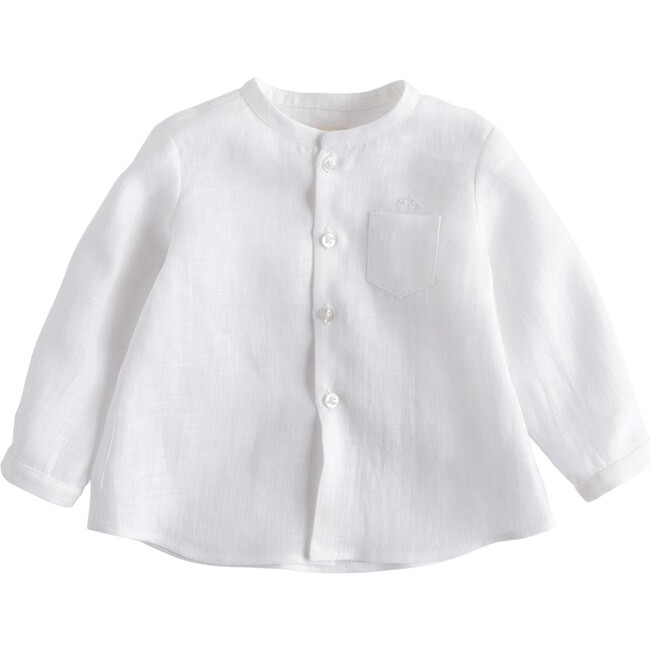 Classic White Button Shirt, White