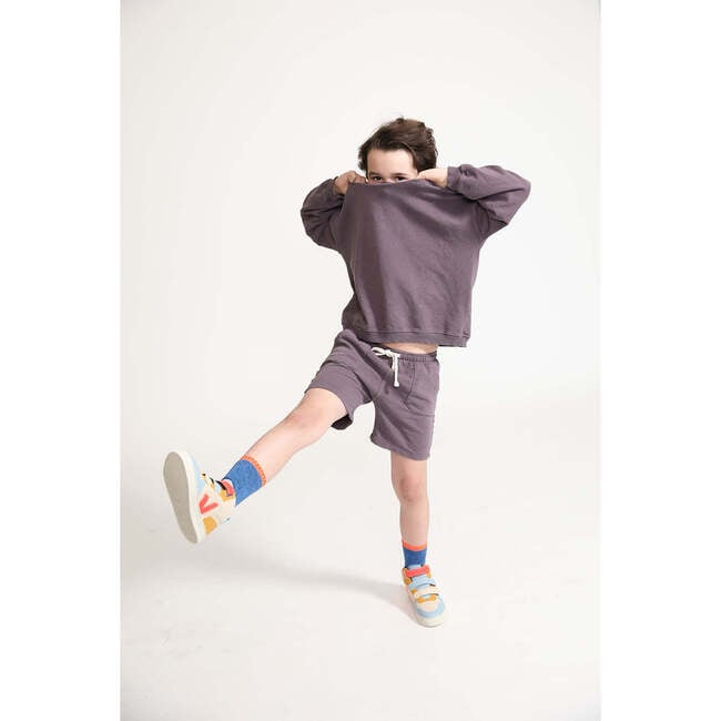 Core Sweat Shirt, Plum - Sweatshirts - 3