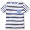 Perfect Pocket Tee, Sea Salt Stripe - T-Shirts - 1 - thumbnail