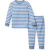Sweet Dreams PJs, Blue Sky Stripe - Pajamas - 1 - thumbnail