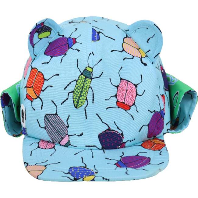 The Cub Sun Hat, Blue Bugs Print - Hats - 1