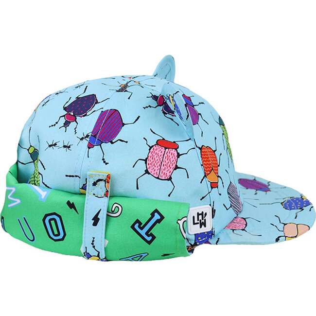 The Cub Sun Hat, Blue Bugs Print - Hats - 3