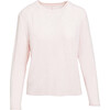 Women's Tie Back Long Sleeve Heather Pink - Shirts - 1 - thumbnail
