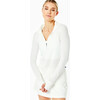 Women's Ace Quarter Zip, White - Sweatshirts - 4