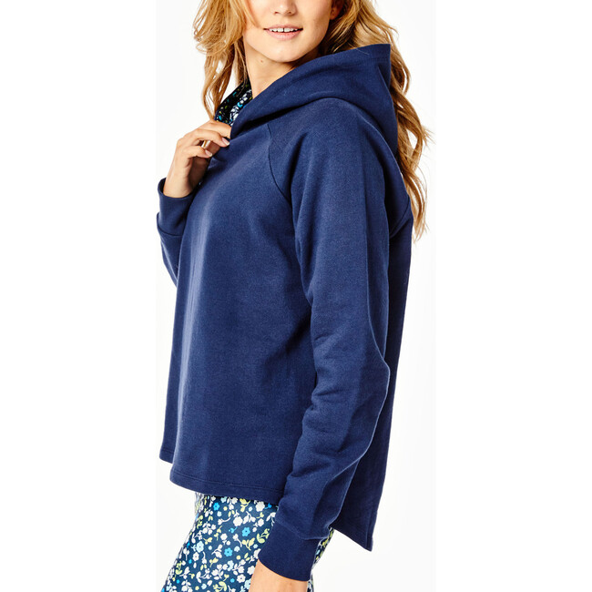 Women's Hamilton Hoodie, Navy Courtside Floral - Sweatshirts - 2