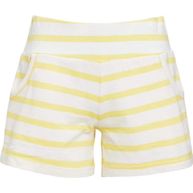 Women's Quince Short, Volly Yellow/ White