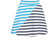Women's Whaler Skirt, Navy/ Buoy Blue Stripe - Skirts - 1 - thumbnail