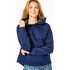 Women's Hamilton Hoodie, Navy Courtside Floral - Sweatshirts - 4