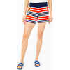 Women's Quince Short, White/ Comradery Red/ Navy - Shorts - 4