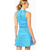 Women's Ocean Reef Dress, Breakpoint Blue Floral/ White Stripe - Dresses - 3