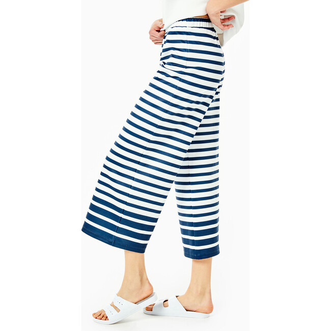 Women's Inlet Pant, Navy/ White Stripe