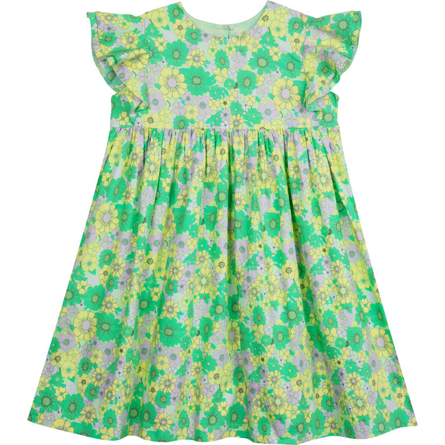 The Little Frill Dress, Glorious Green Floral
