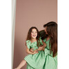 The Little Heart Dress, Spring Green Gingham - Dresses - 2
